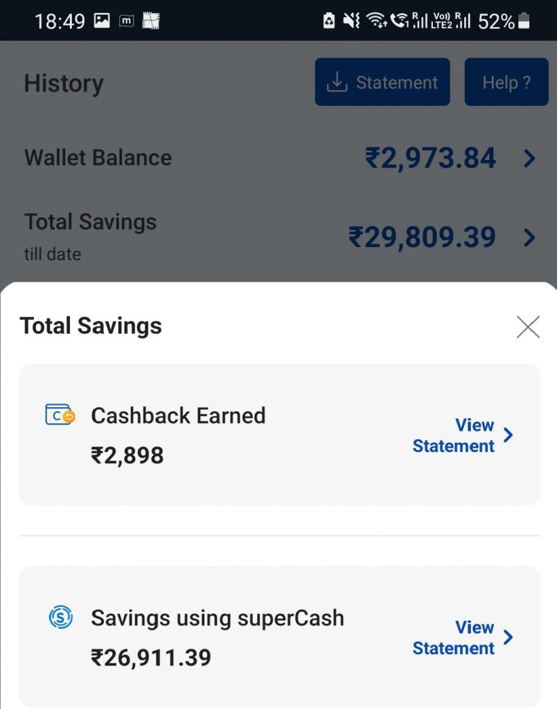 My Mobikwik Savings