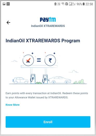 IOC XtraRwards Enrollment by PaytmPic3