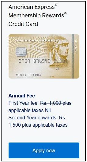 Apply for Amex Membership Rewards Credit Card for free